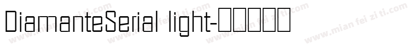 DiamanteSerial light字体转换